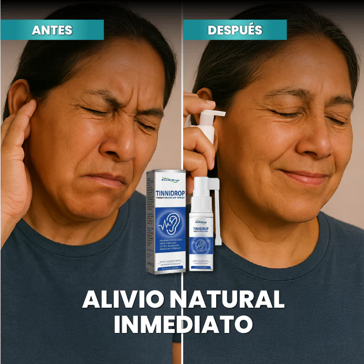 TINIEAR® Solución auditiva anti-tinitus, sordera, pitidos e infecciones👂🏻