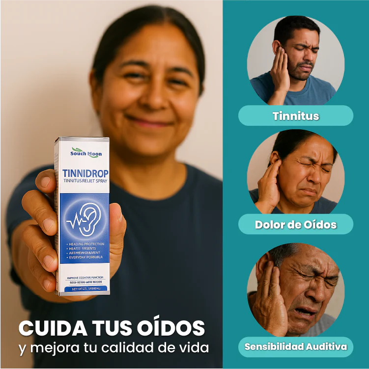 TINIEAR® Solución auditiva anti-tinitus, sordera, pitidos e infecciones👂🏻