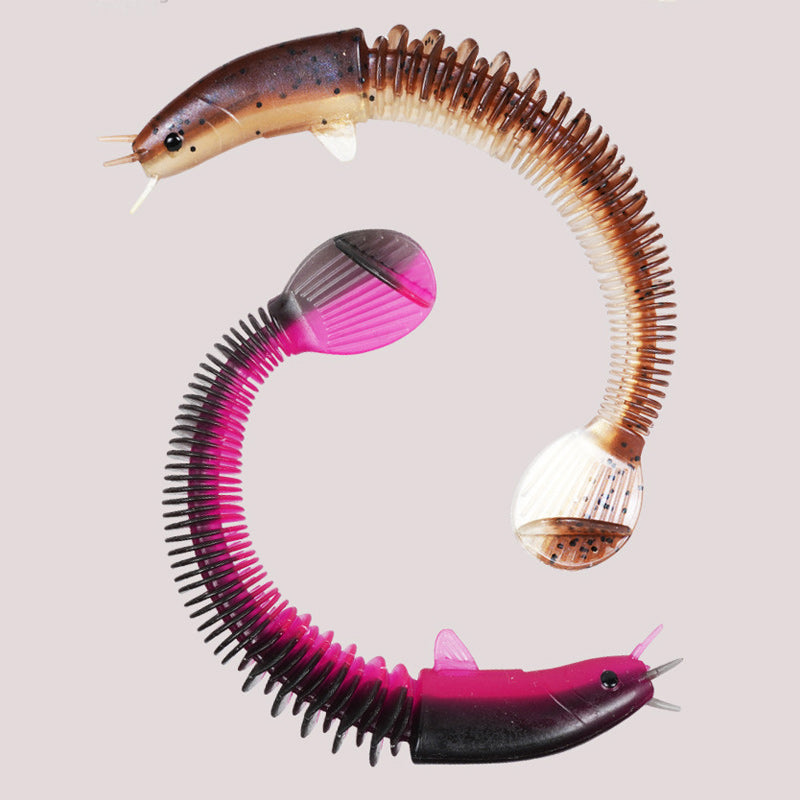 DRAGONBAIT® SETx8 señuelos hiperrealistas con segmento de movimiento para pesca
