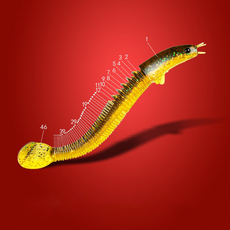 DRAGONBAIT® SETx8 señuelos hiperrealistas con segmento de movimiento para pesca