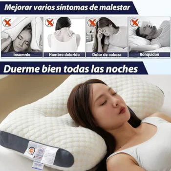 PROMO 2X1🔥CLOUDFFY® Almohada ortopédica viscoelástica elimina dolor de cuello y cabeza☁️