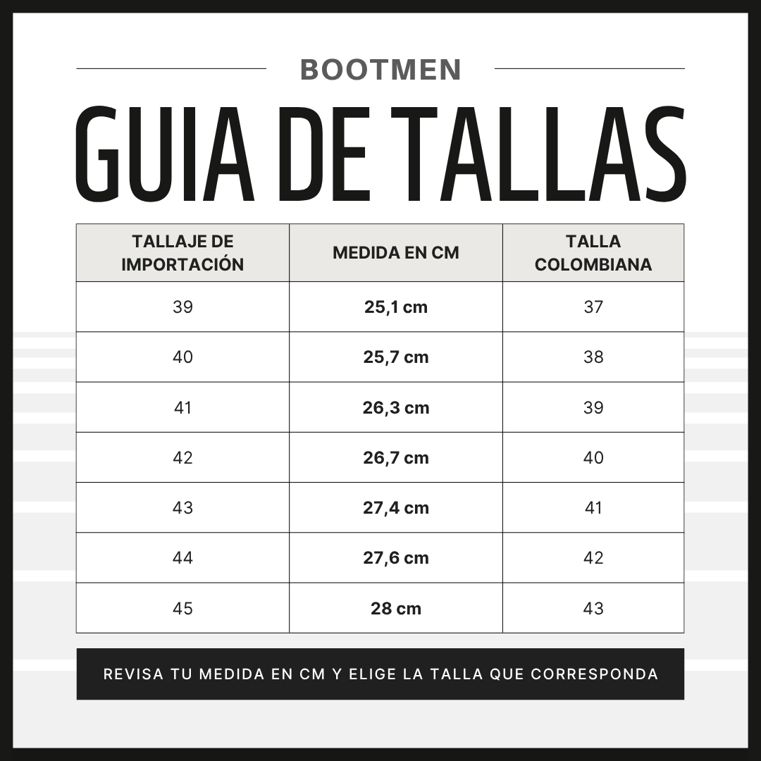 BOOTMEN® Botas en cuero Original Impermeables