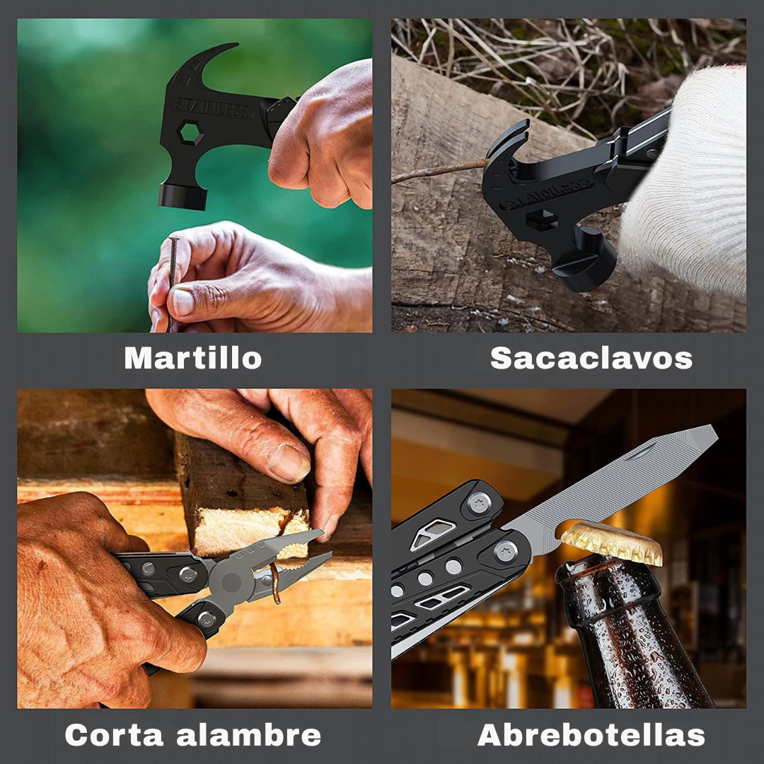 HAMMERCRACK® 14 Funciones en 1 Multiherramienta en Acero INOXIDABLE🔥