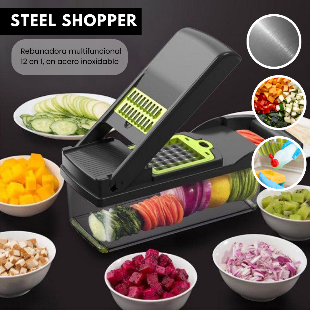 Steel Chopper - SET multirebanador de vegetales