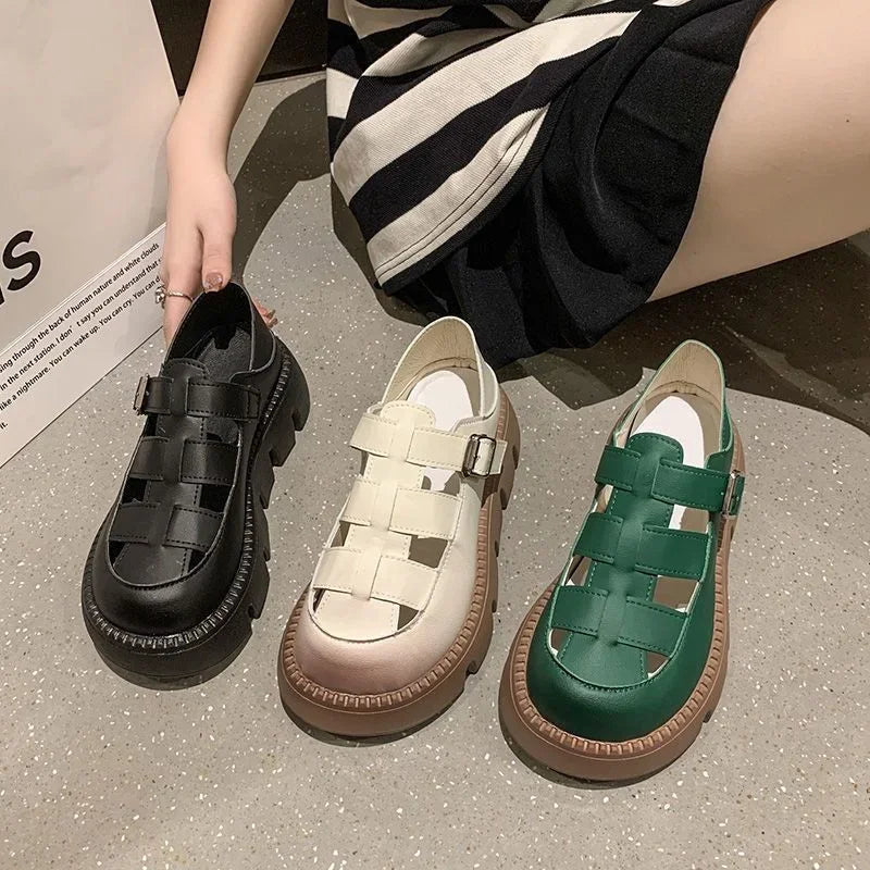 Joupin - Sandalias Romanas con Plataforma Ultraliviana - Delicate Santy