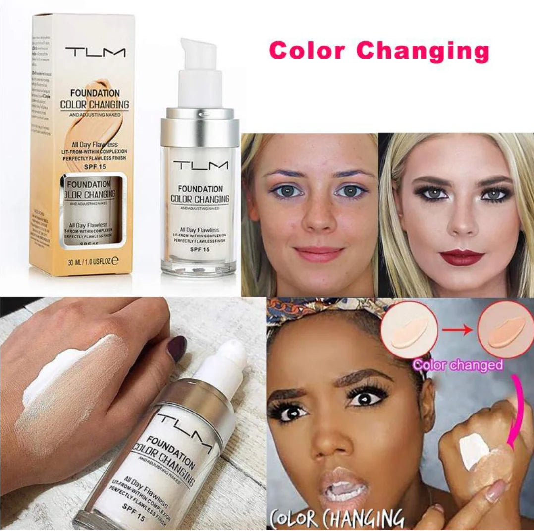 BASE TLM COLOR CHANGING® 🖌️ SE ADAPTA AL COLOR DE TU PIEL