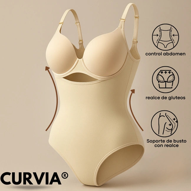 CURVIA® Body Moldeador de Ultracompresión con Realce de busto