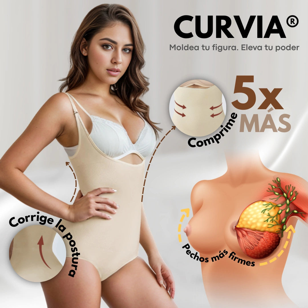 CURVIA® Body Moldeador de Ultracompresión con Realce de busto