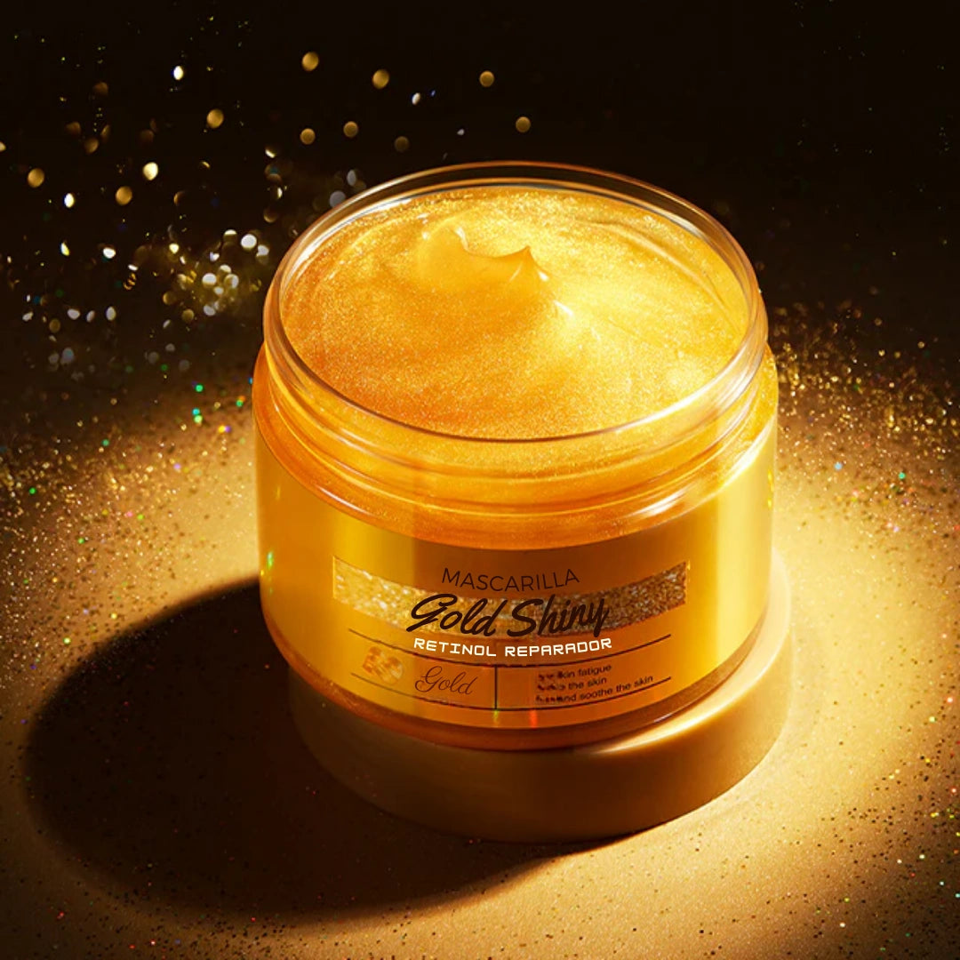 Mascarilla de retinol con hoja de oro PREMIUM