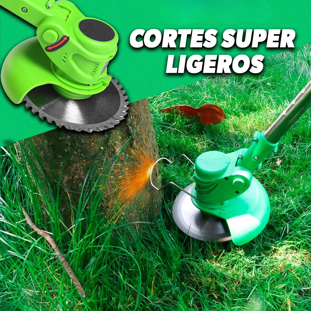 GRASSTORM® CORTADORA DE CÉSPED INALÁMBRICA 3 EN 1 DE ALTO RENDIMIENTO