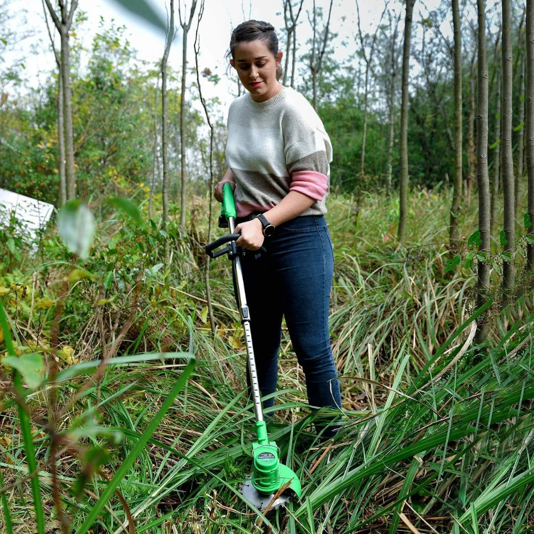 GRASSTORM® CORTADORA DE CÉSPED INALÁMBRICA 3 EN 1 DE ALTO RENDIMIENTO
