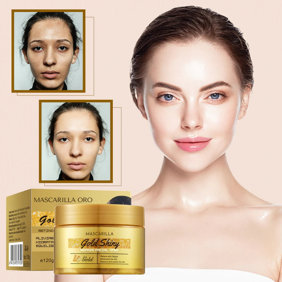 Mascarilla de retinol con hoja de oro PREMIUM