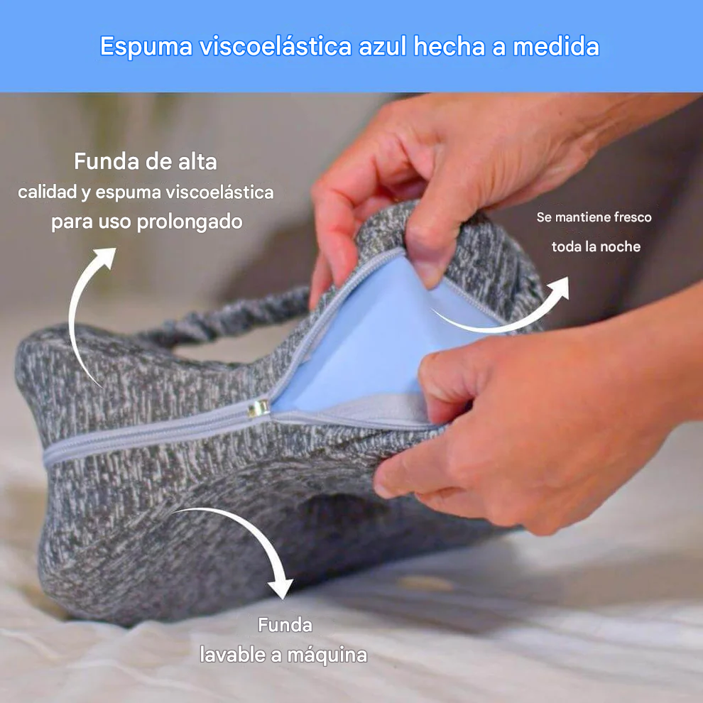 LEG REST® Almohada de alineación y alivio del dolor de cadera y espalda para quienes duermen de lado!