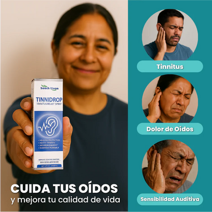 TINIEAR® Solución auditiva anti-tinitus, sordera, pitidos e infecciones👂🏻
