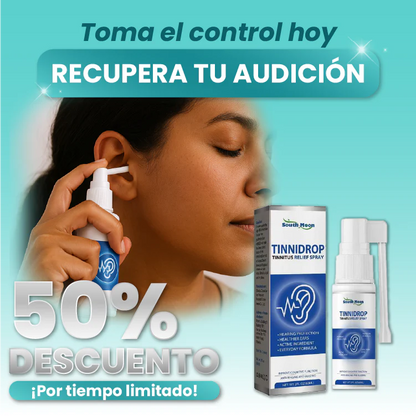 TINIEAR® Solución auditiva anti-tinitus, sordera, pitidos e infecciones👂🏻