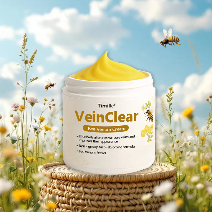 Crema de veneno de abeja Timilk® VeinClear | ✨ ¡Alivio visible en solo 7 días! 🦵🌿