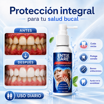 ENTIX CARE® Rehabilitador Bucal para Encías | Cuidado y Protección Bucal