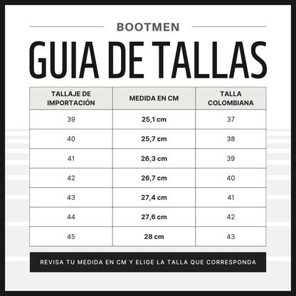 BOOTMEN® Botas en cuero Original Impermeables