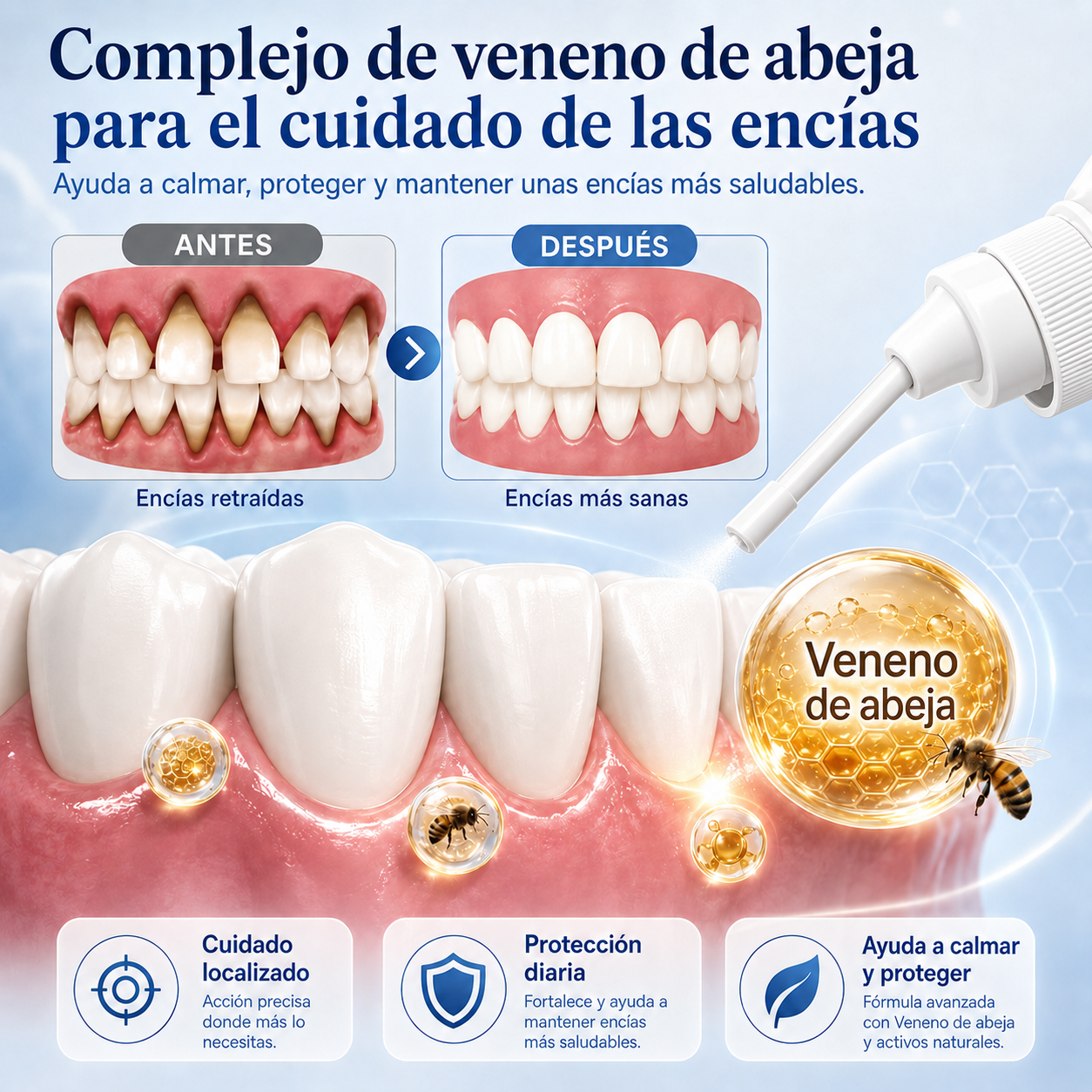 ENTIX CARE® Rehabilitador Bucal para Encías | Cuidado y Protección Bucal