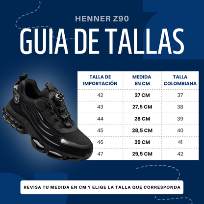 Henner Z90 - Zapatos de seguridad ultraligeros y resistentes