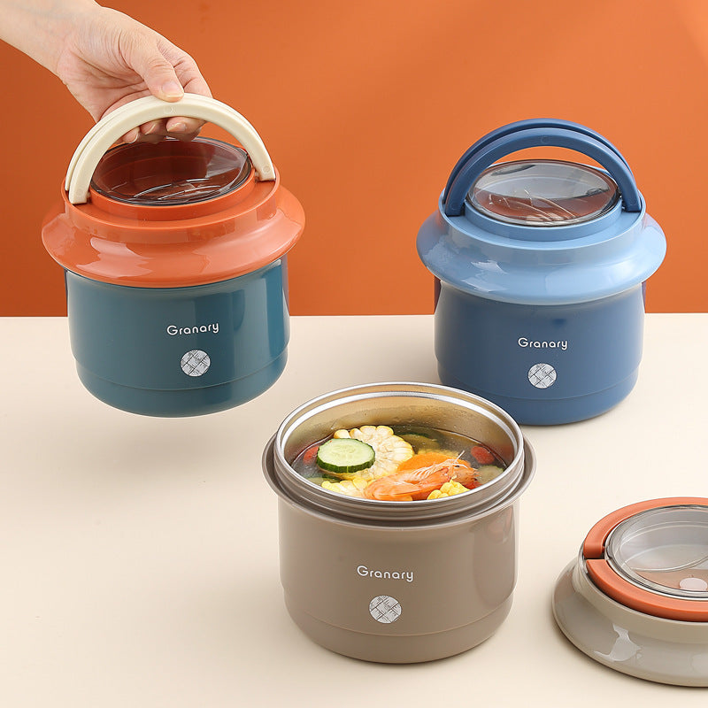 LUNCHLY®HEALTH - Portátil en acero inoxidable + GRATIS MANUAL DE 100 RECETAS SALUDABLES DE COCINA