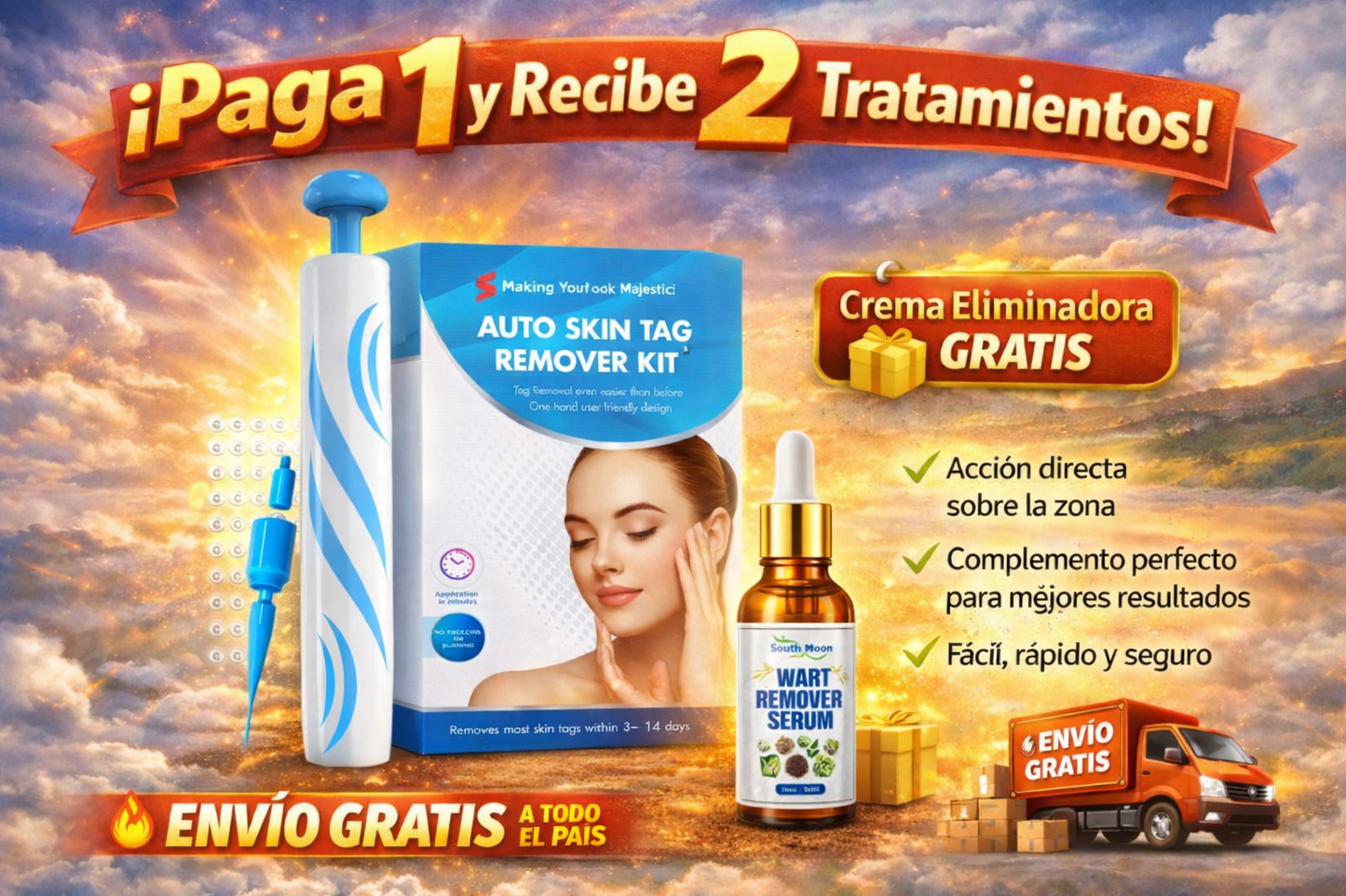 WART BLACKHEADS® │Removedor de verrugas│⭐⭐⭐⭐⭐