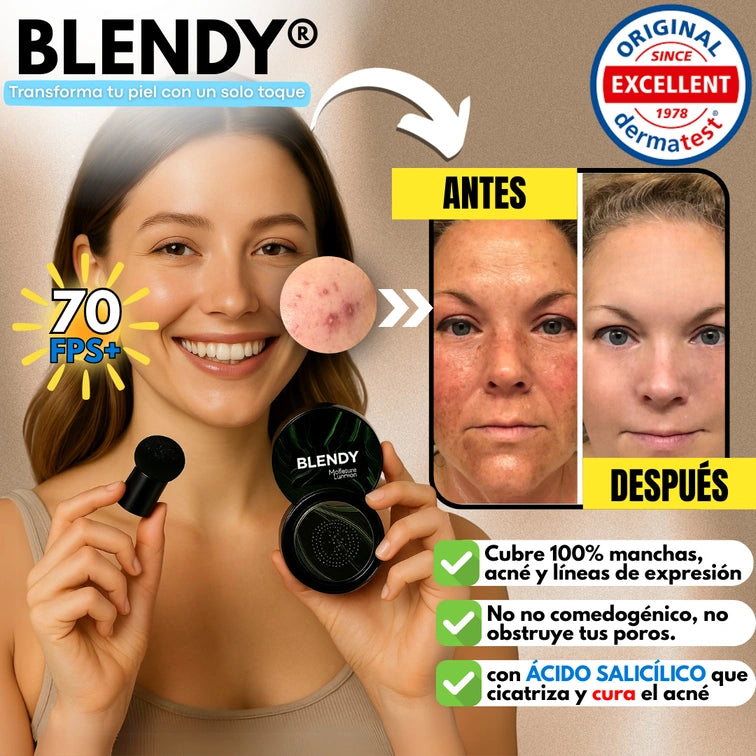 BLENDY® Base Protectora y reparadora facial 70FPS+ Efecto porcelana