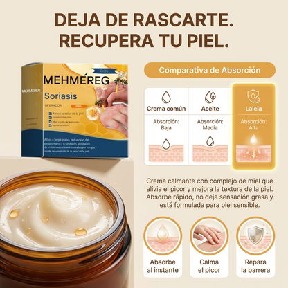 Crema para el tratamiento de la psoriasis Laleia® con veneno de abeja