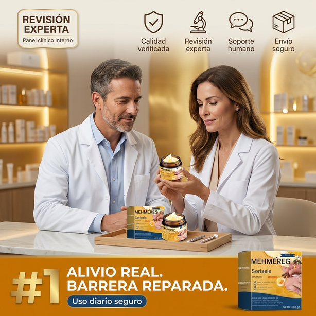 Crema para el tratamiento de la psoriasis Laleia® con veneno de abeja