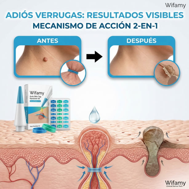 LigueWart® Terapia de eliminación a presión de verrugas 🛡️✂️ desprendimiento en 10 días