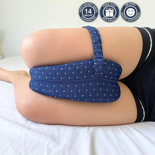 LEG REST® Almohada de alineación y alivio del dolor de cadera y espalda para quienes duermen de lado!