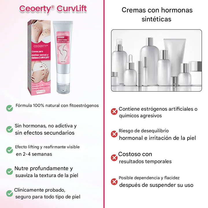 Ceoerty CurvLift® Crema para realzar senos y caderas 🍑