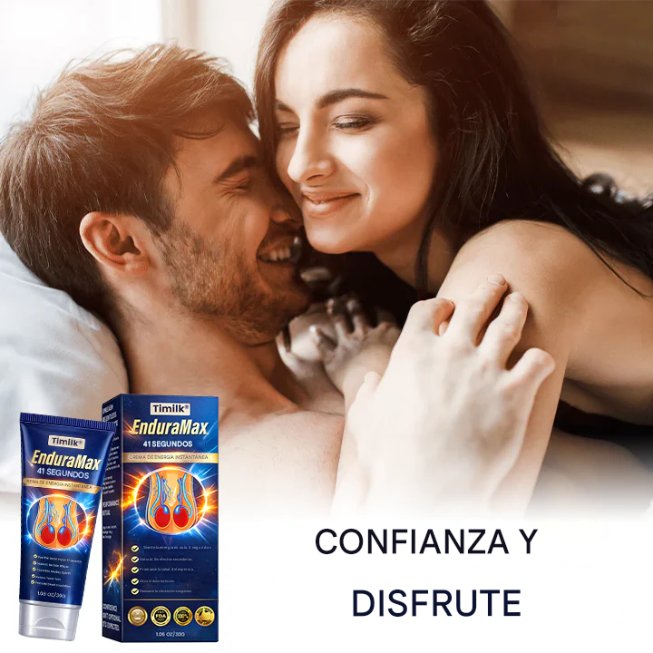 Crema para la erección instantánea Timilk® EnduraMax de 41 segundos