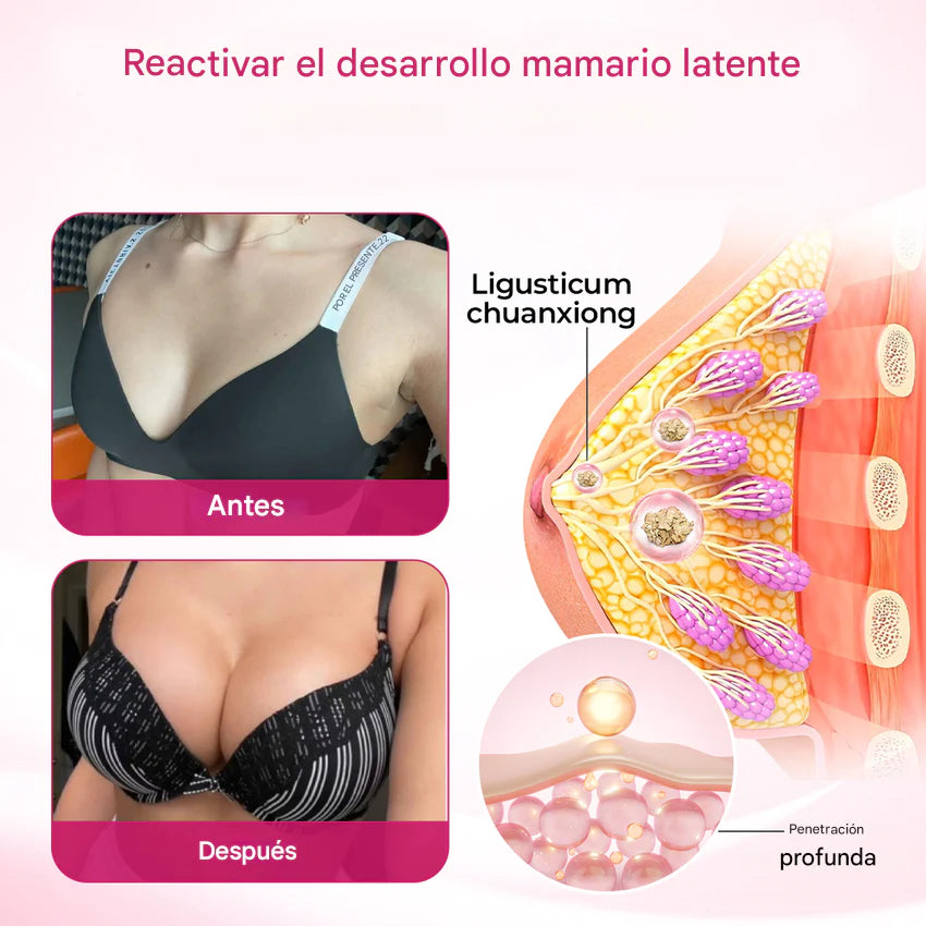 LUVORA® PUSH UP 🍒🍑 Crema para Realzar Senos y Glúteos