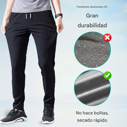ÚLTIMO DÍA DE OFERTA 50% OFF 💖 GLADEPANTS® Pantalones unisex de seda helada ultraelásticos de secado rápido 2025