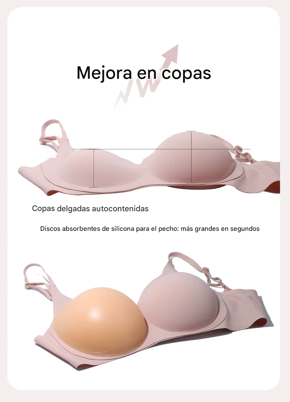 SILICON BUMP® Sujetador de realce en silicona con efecto gota hiperrealista🍒