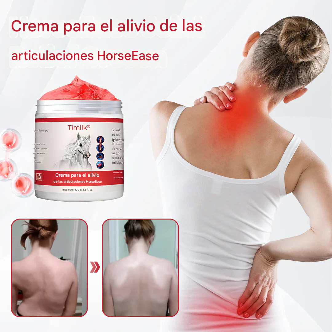 HorseEase Timilk® Crema para el alivio de las articulaciones 🐎