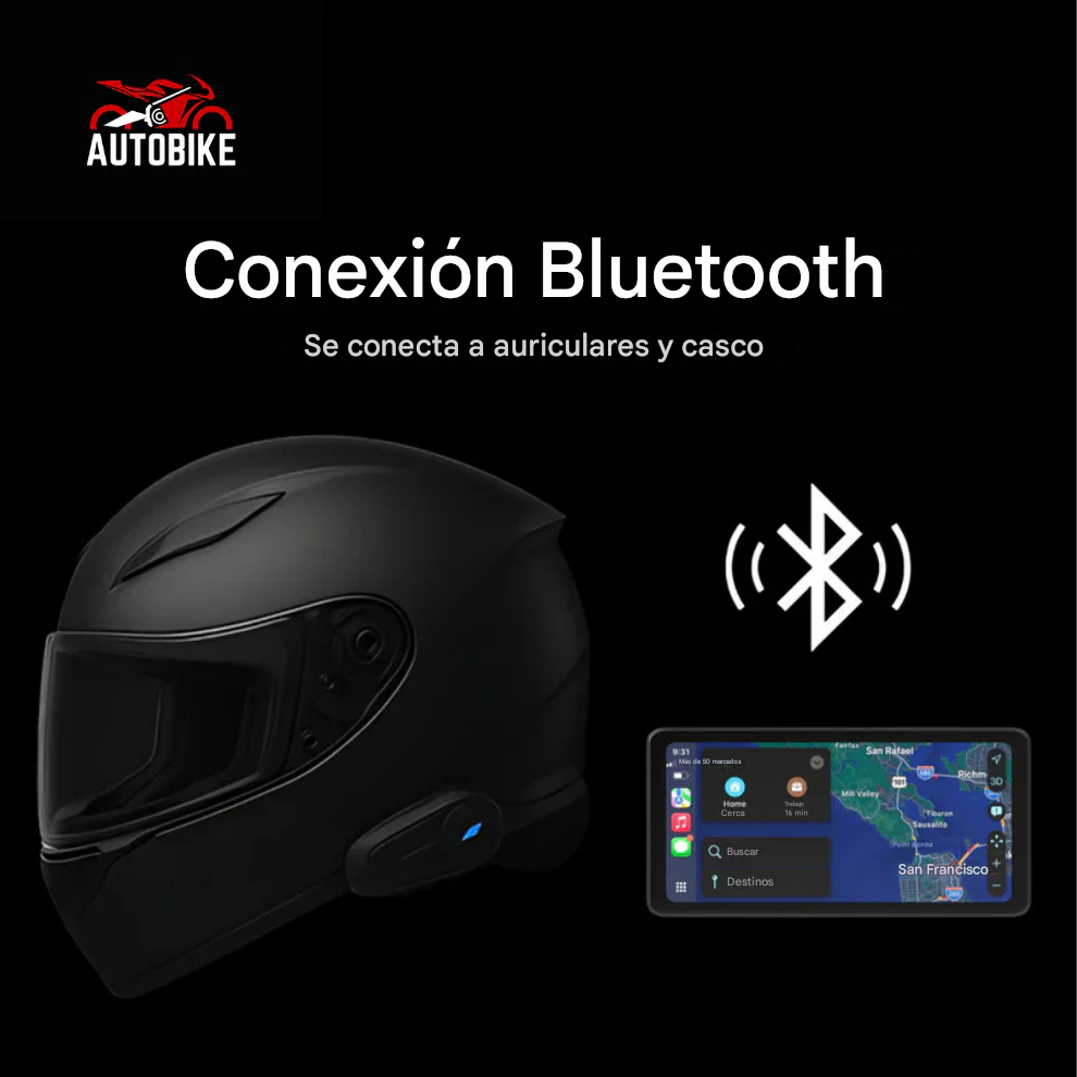 AutoBike® Display Android de Navegación Portátil de 6.25'' Impermeable para Motocicletas🔥🏍️