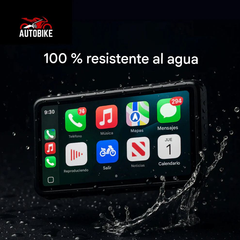 AutoBike® Display Android de Navegación Portátil de 6.25'' Impermeable para Motocicletas🔥🏍️