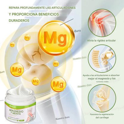 Crema NovaRX® con magnesio y menta para aliviar el dolor de la artritis y favorecer la curación de los huesos