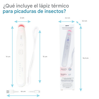 Bolígrafo térmico para picaduras de insectos